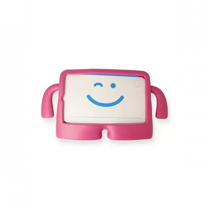 Newface iPad 5 Air 9.7 Kılıf Karakter Tablet Silikon - Pembe