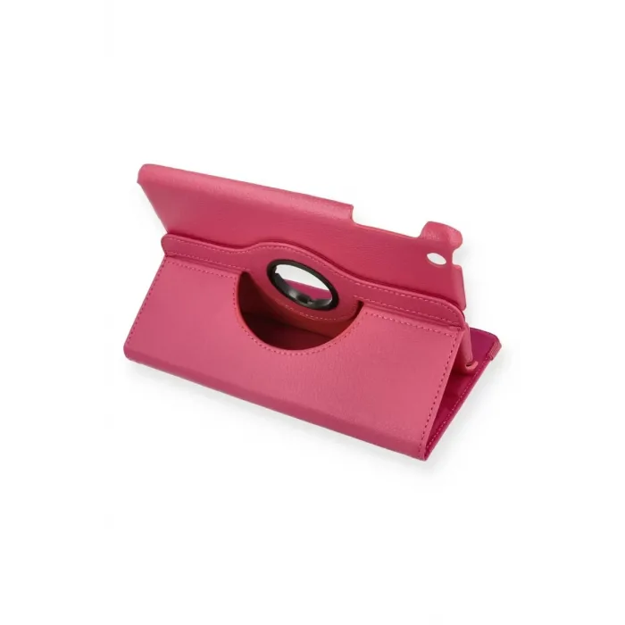 Newface iPad Mini 1 Kılıf 360 Tablet Deri Kılıf - Pembe