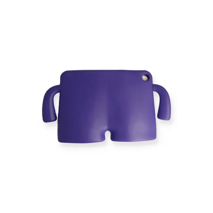 Newface iPad Mini 5 Kılıf Karakter Tablet Silikon - Mor