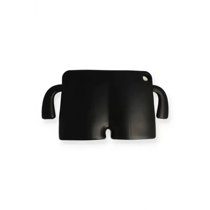 Newface iPad Mini 5 Kılıf Karakter Tablet Silikon - Siyah