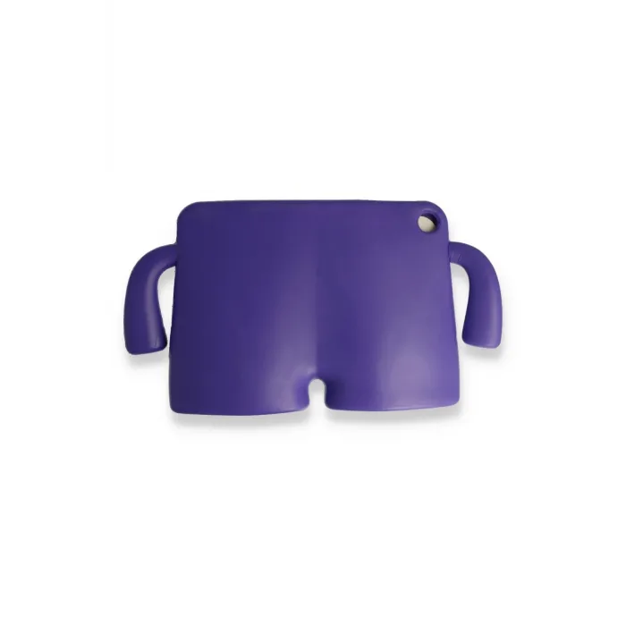 Newface iPad Pro 11 (2021) Kılıf Karakter Tablet Silikon - Mor