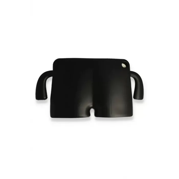 Newface iPad Pro 11 (2021) Kılıf Karakter Tablet Silikon - Siyah