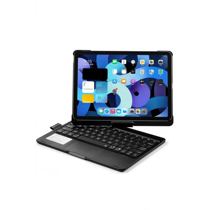 Newface iPad Pro 11 (2021) Kılıf Magic Dönen Klavyeli Tablet Kılıf - Siyah