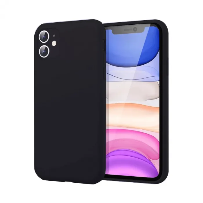 Newface iPhone 11 Kılıf First Silikon - Siyah