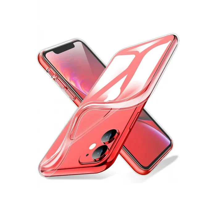 Newface iPhone 11 Kılıf Lüx Şeffaf Silikon