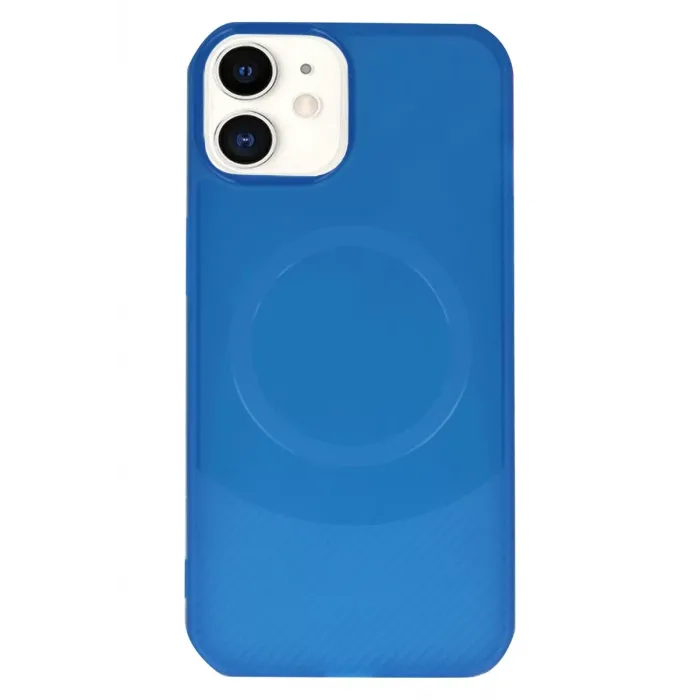 Newface iPhone 11 Kılıf Maya Karbon Kapak - Lacivert