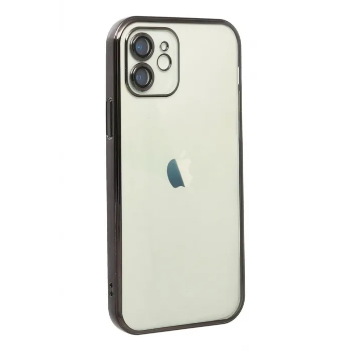 Newface iPhone 11 Kılıf Razer Lensli Silikon - Siyah