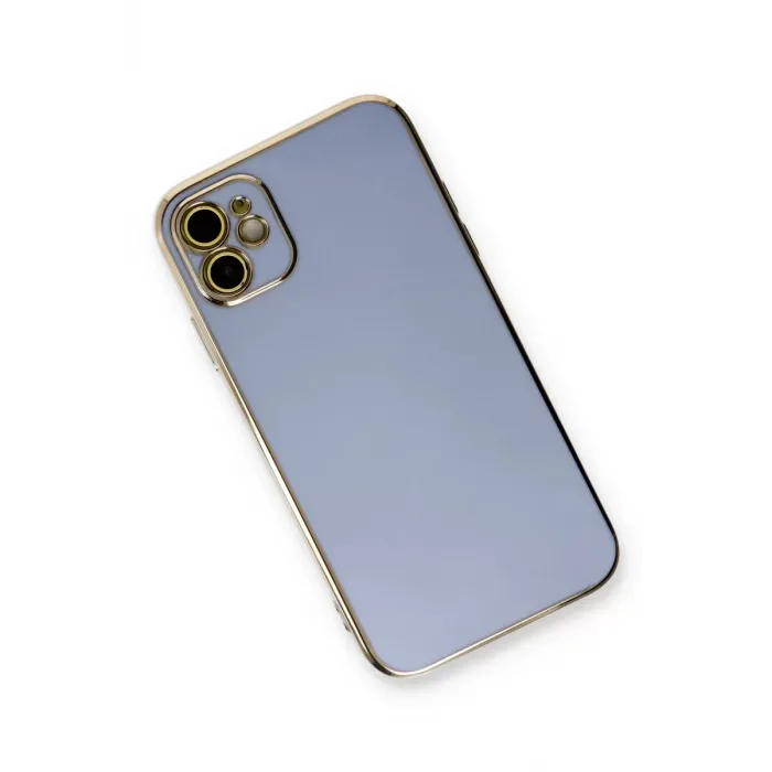 Newface iPhone 11 Kılıf Volet Silikon - Mavi