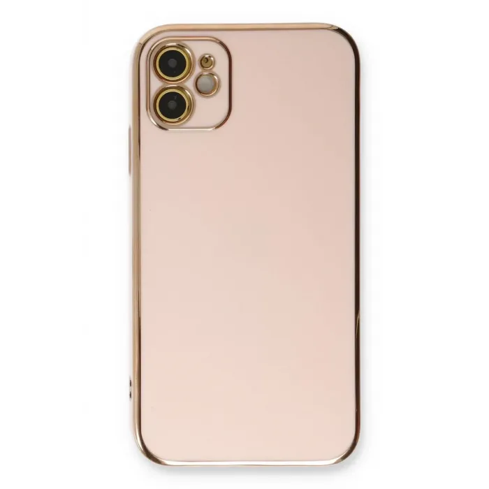 Newface iPhone 11 Kılıf Volet Silikon - Pembe