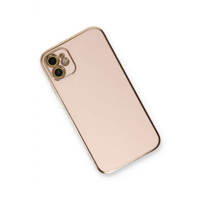 Newface iPhone 11 Kılıf Volet Silikon - Pembe