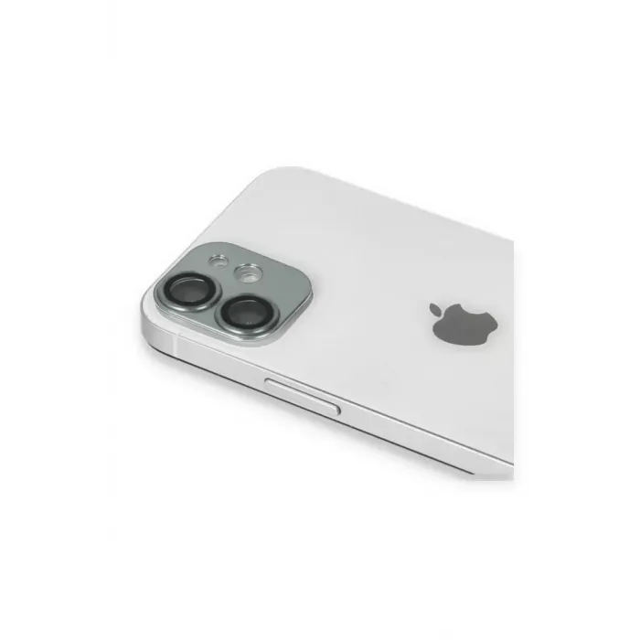 Newface iPhone 11 Pers Alüminyum Kamera Lens - Yeşil