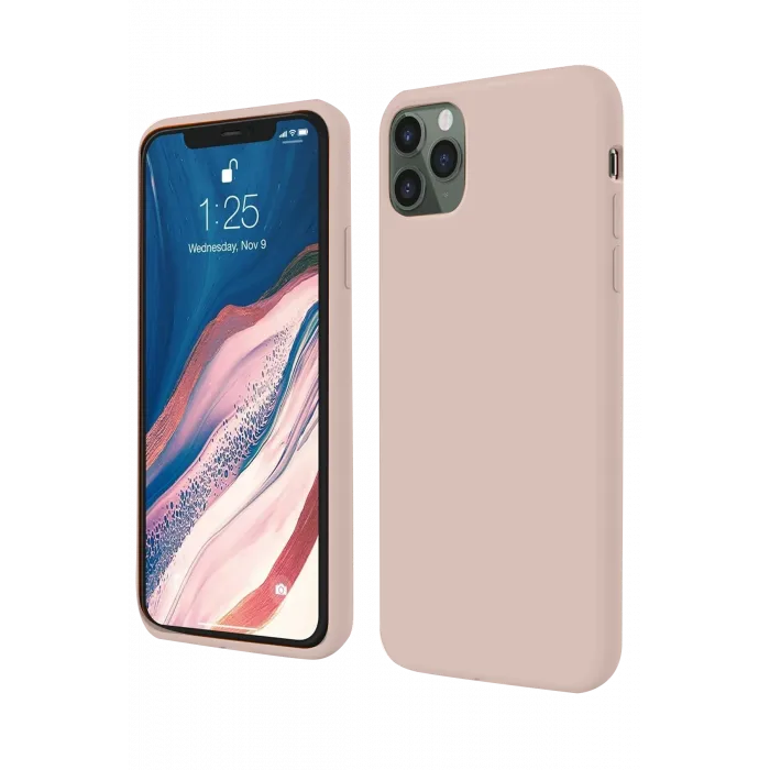 Newface iPhone 11 Pro Kılıf First Silikon - Rose Gold