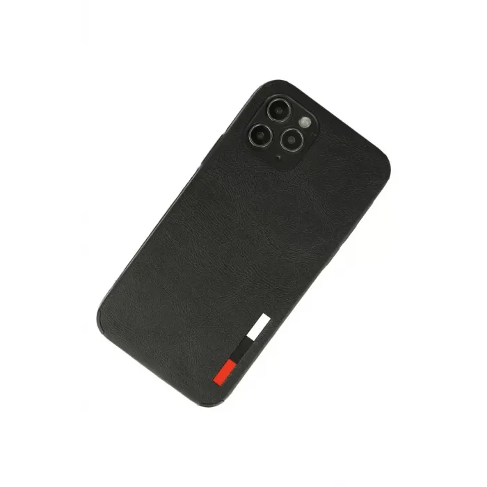 Newface iPhone 11 Pro Kılıf Loop Deri Silikon - Siyah