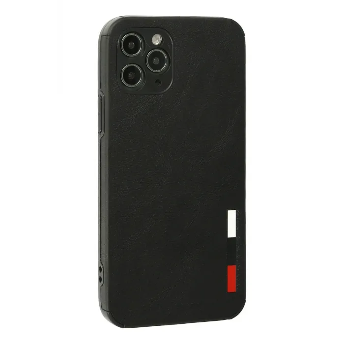 Newface iPhone 11 Pro Kılıf Loop Deri Silikon - Siyah