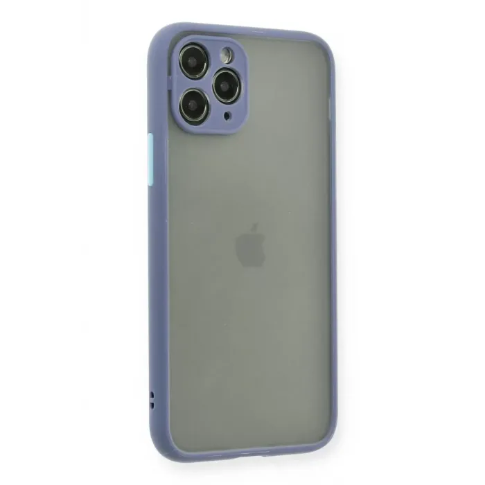 Newface iPhone 11 Pro Kılıf Montreal Silikon Kapak - Gri