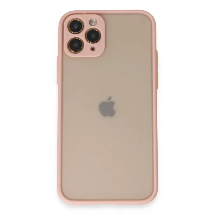 Newface iPhone 11 Pro Kılıf Montreal Silikon Kapak - Pembe