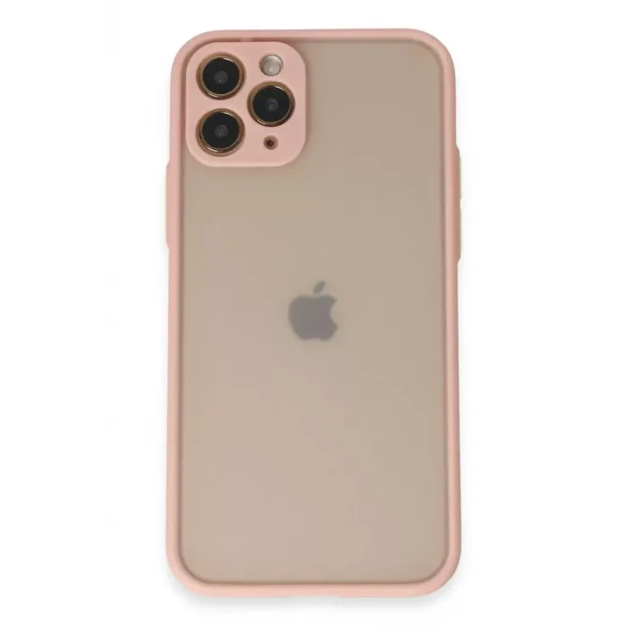 Newface iPhone 11 Pro Kılıf Montreal Silikon Kapak - Pembe