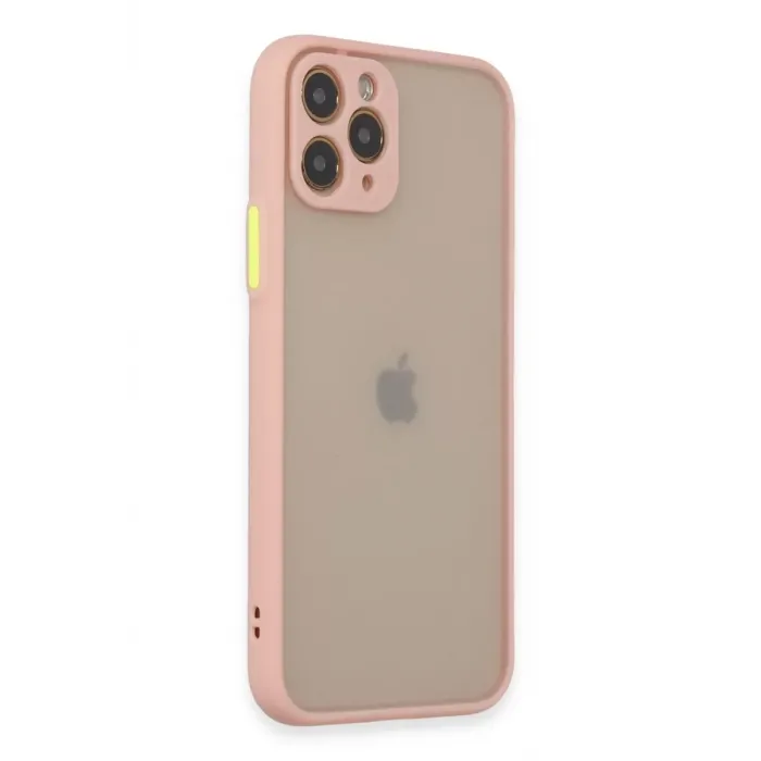 Newface iPhone 11 Pro Kılıf Montreal Silikon Kapak - Pembe