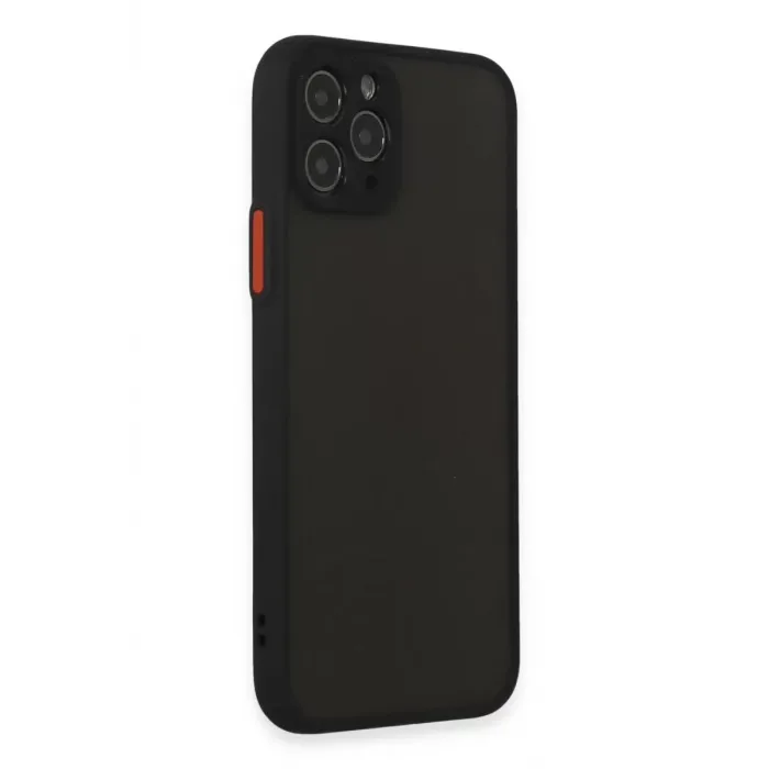 Newface iPhone 11 Pro Kılıf Montreal Silikon Kapak - Siyah