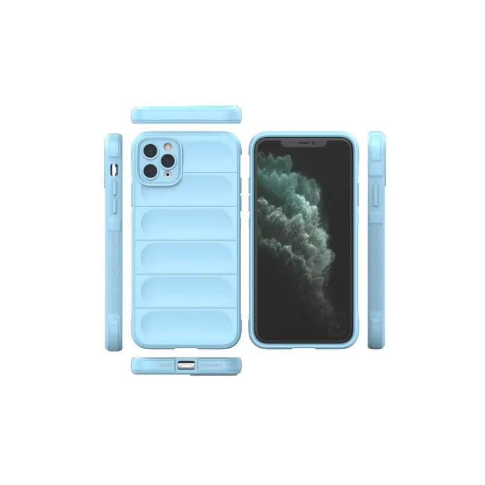 Newface iPhone 11 Pro Kılıf Optimum Silikon - Sky Blue