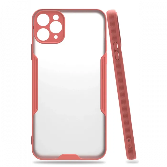 Newface iPhone 11 Pro Kılıf Platin Silikon - Pembe