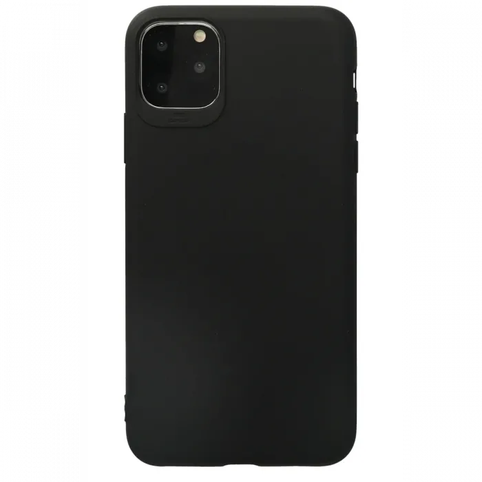 Newface iPhone 11 Pro Max Kılıf First Silikon - Siyah