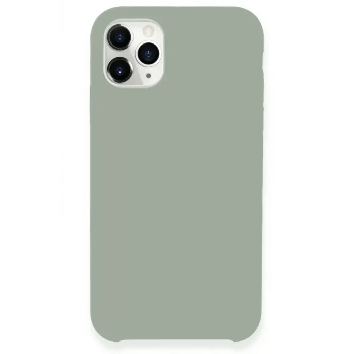Newface iPhone 11 Pro Max Kılıf Lansman Legant Silikon - Açık Gri