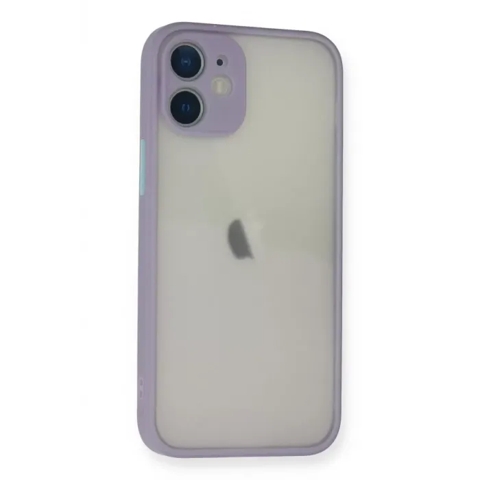 Newface Apple iPhone 11 Pro Max Kılıf Montreal Silikon Kapak - Mor