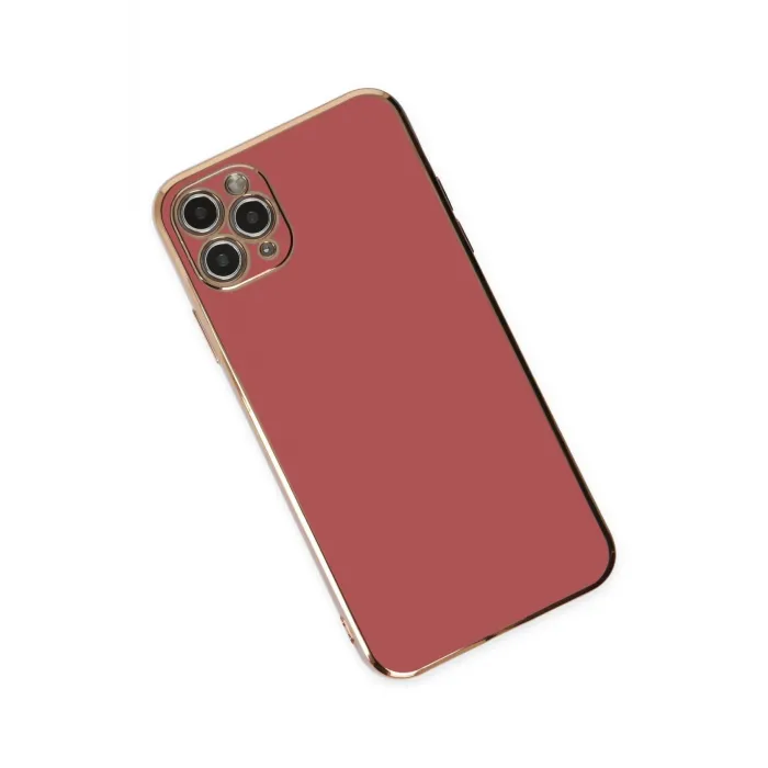 Newface iPhone 11 Pro Max Kılıf Volet Silikon - Kırmızı