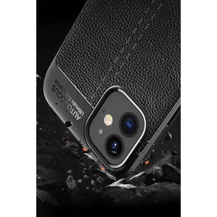 Newface iPhone 12 Mini Kılıf Auto Focus Kapak - Lacivert