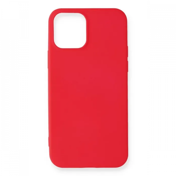 Newface iPhone 12 Mini Kılıf First Silikon - Kırmızı