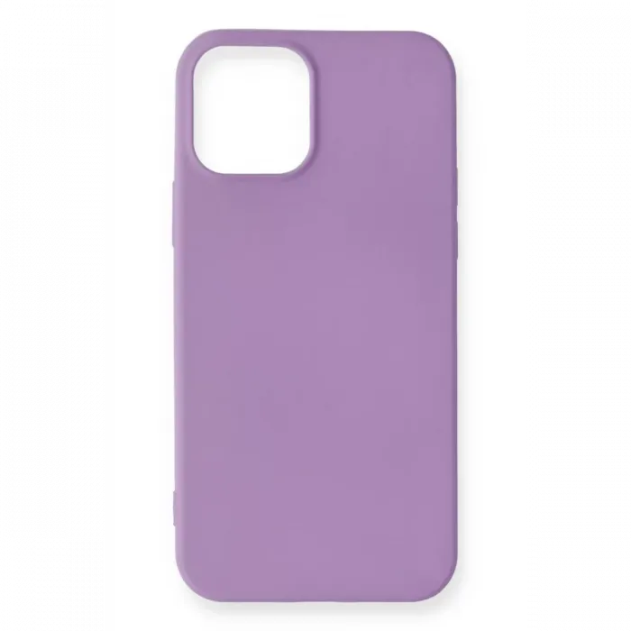 Newface iPhone 12 Mini Kılıf First Silikon - Lila