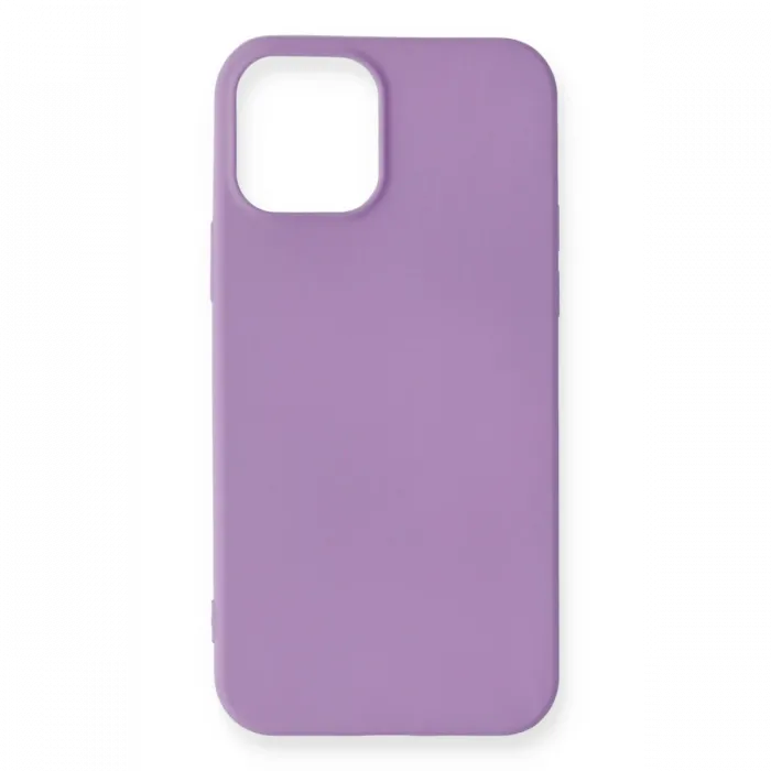 Newface iPhone 12 Mini Kılıf First Silikon - Lila