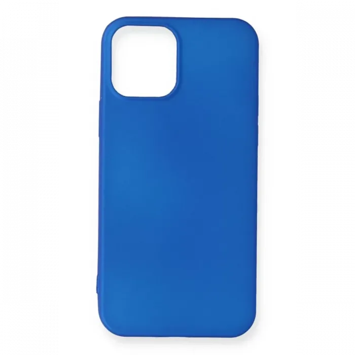 Newface iPhone 12 Mini Kılıf First Silikon - Mavi