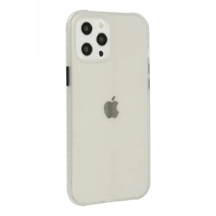 Newface iPhone 12 Pro Kılıf Miami Şeffaf Silikon - Şeffaf