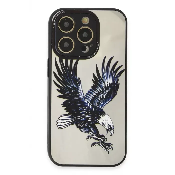 Newface iPhone 12 Pro Kılıf Mirror Desenli Kapak - Mirror - 1