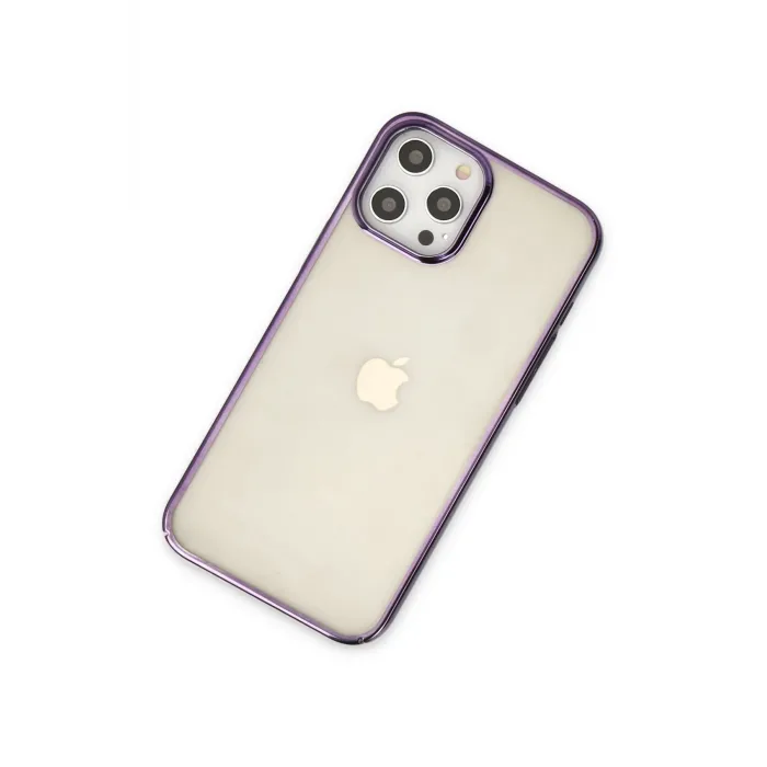Newface iPhone 12 Pro Max Kılıf Element Silikon - Mor