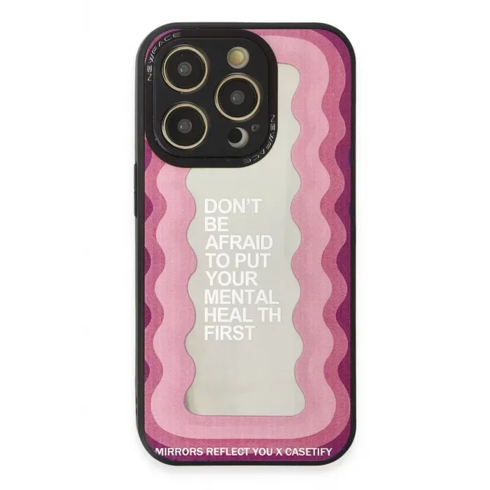 Newface iPhone 12 Pro Max Kılıf Mirror Desenli Kapak - Mirror - 11