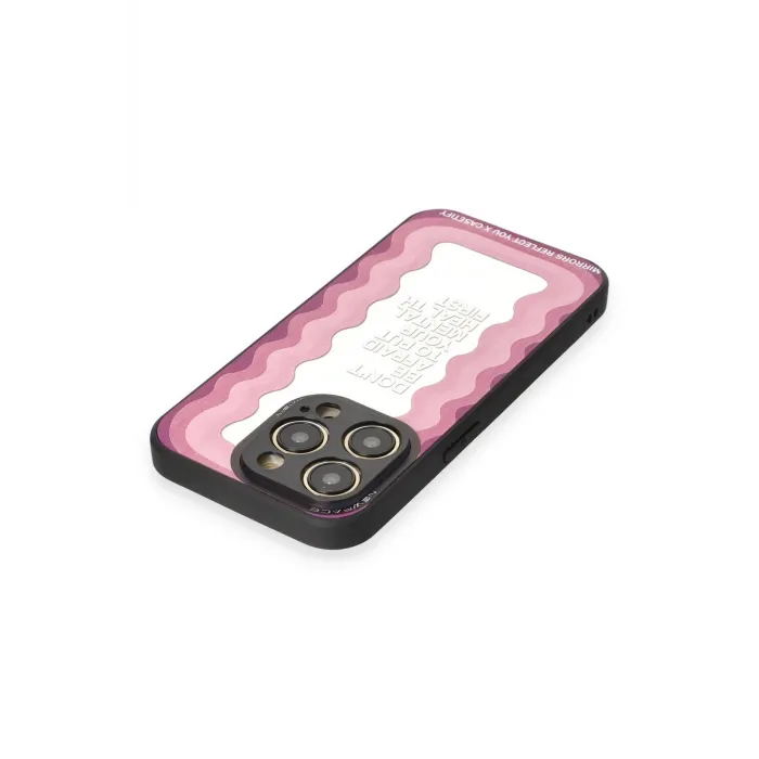 Newface iPhone 12 Pro Max Kılıf Mirror Desenli Kapak - Mirror - 11