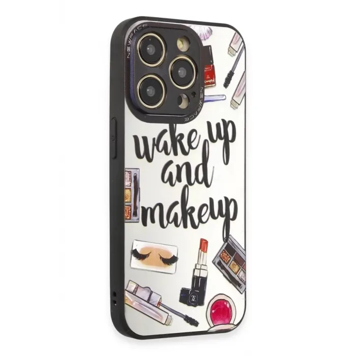 Newface iPhone 12 Pro Max Kılıf Mirror Desenli Kapak - Mirror - 3