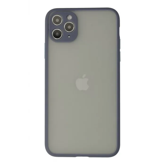 Newface iPhone 12 Pro Max Kılıf Montreal Silikon Kapak - Gri