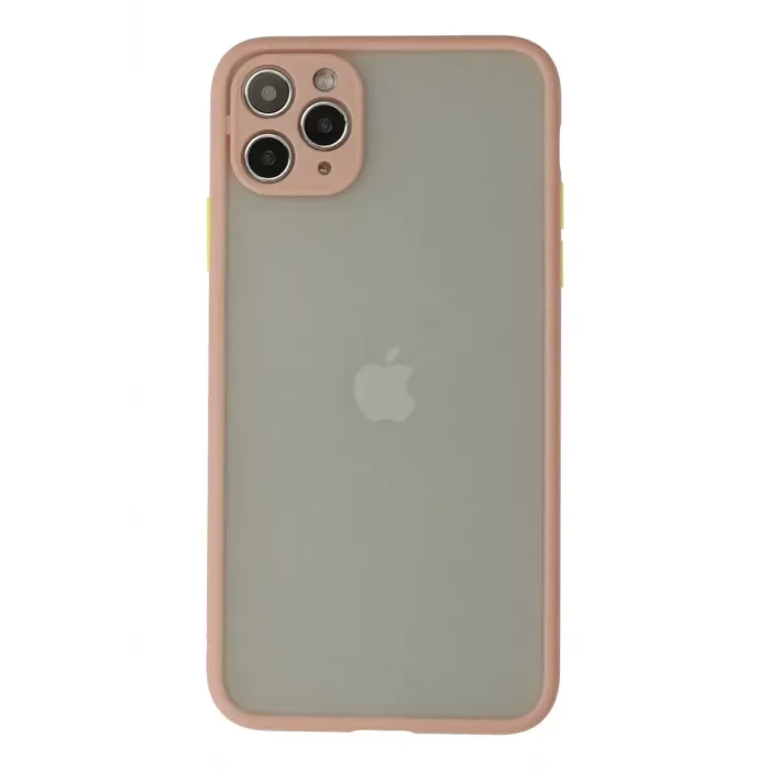 Newface iPhone 12 Pro Max Kılıf Montreal Silikon Kapak - Pembe