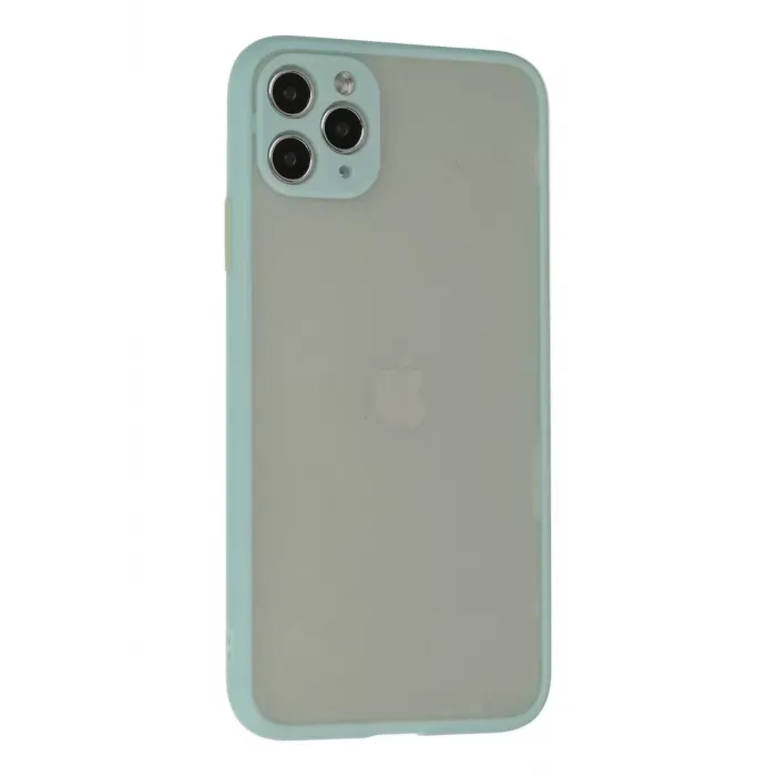 Newface iPhone 12 Pro Max Kılıf Montreal Silikon Kapak - Turkuaz