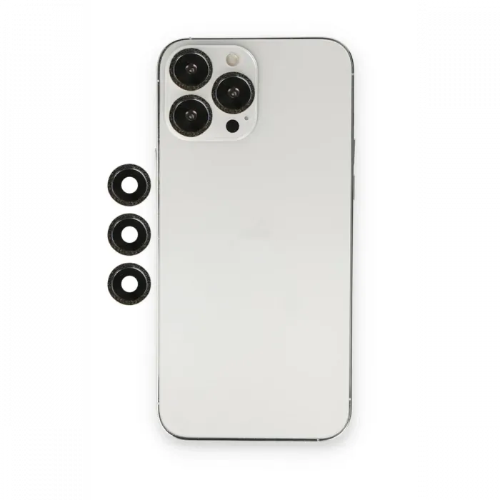 Newface iPhone 12 Pro Shine Kamera Lens - Siyah