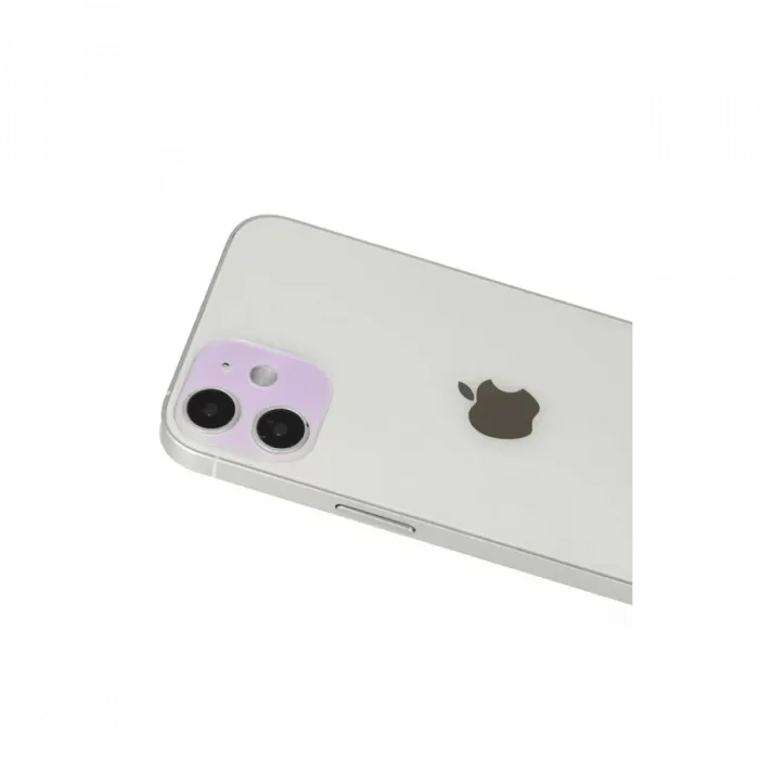 Newface iPhone 12 Rainbow Kamera Lens Koruma Cam - Mor