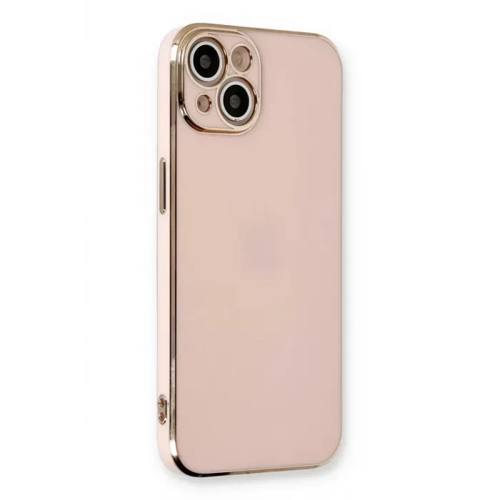 Newface iPhone 13 Kılıf Volet Silikon - Pembe