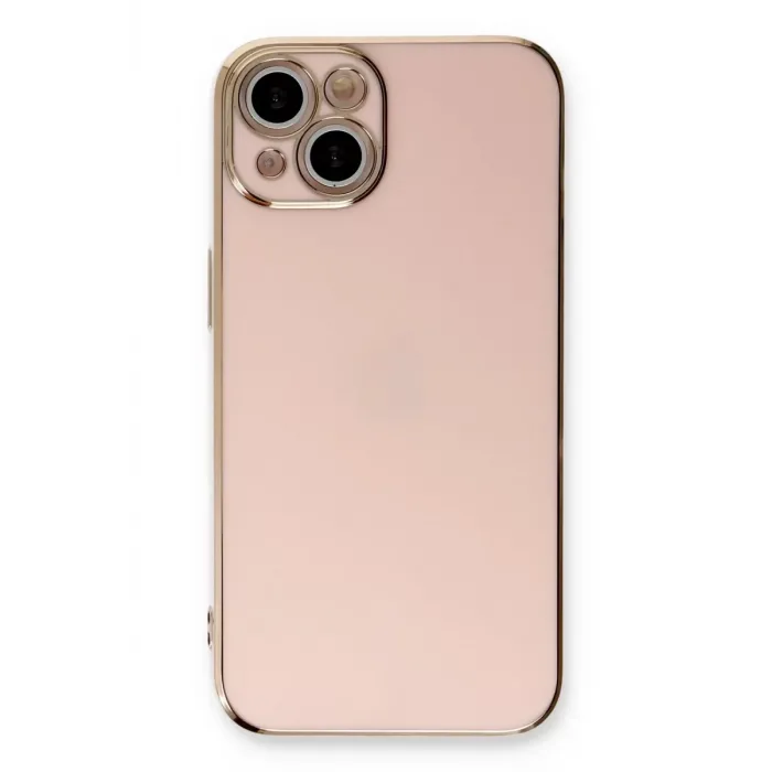 Newface iPhone 13 Kılıf Volet Silikon - Pembe