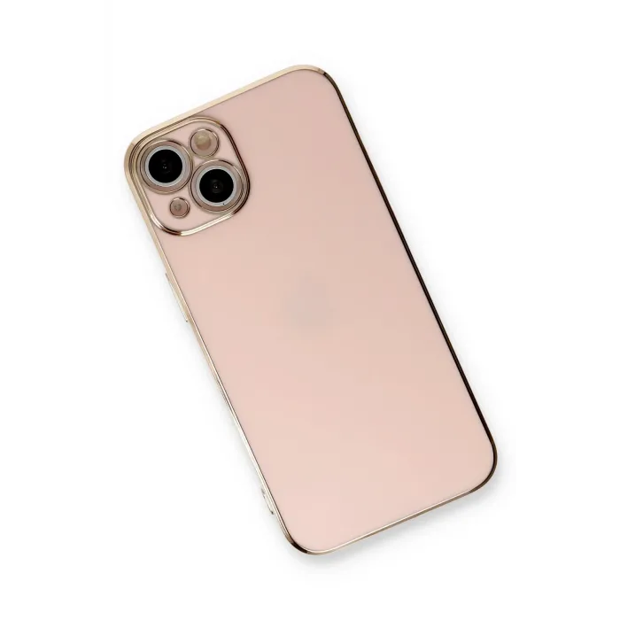 Newface iPhone 13 Kılıf Volet Silikon - Pembe