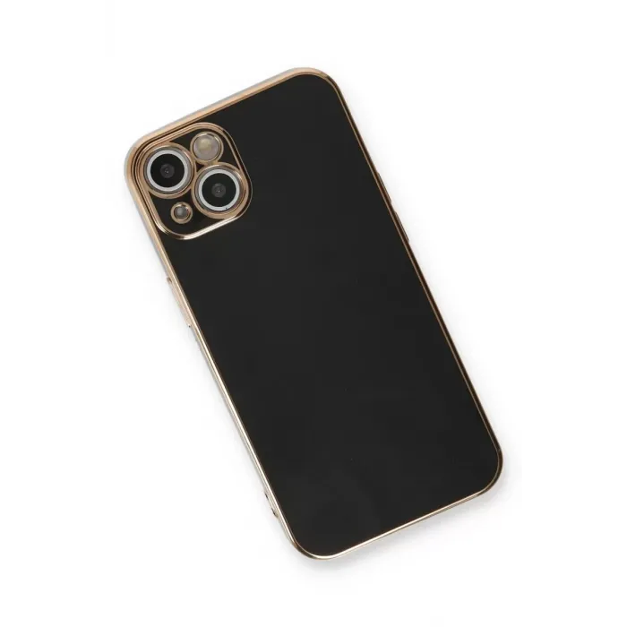 Newface iPhone 13 Kılıf Volet Silikon - Siyah