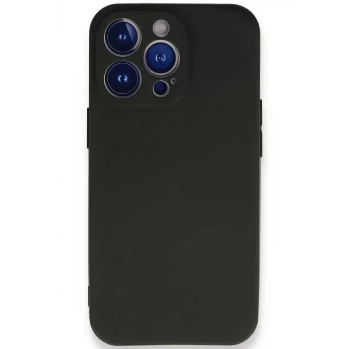 Newface iPhone 13 Pro Kılıf First Silikon - Siyah